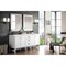 James Martin Vanities Addison 72in Double Vanity, Glossy White w/ 3 CM Ethereal Noctis Top E444-V72-GW-3ENC - alternate 4